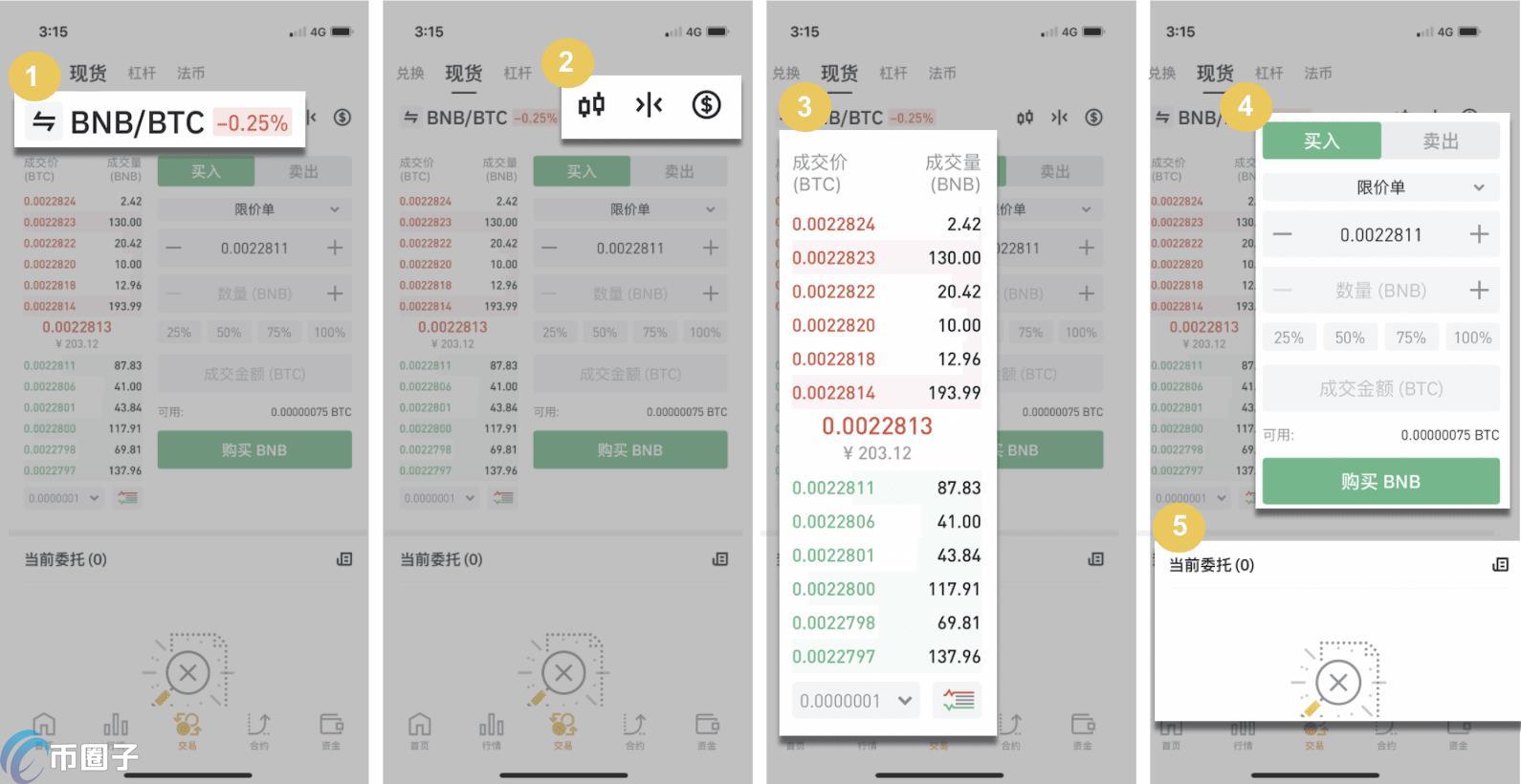 幣安(binance)交易平臺APP使用教程詳解