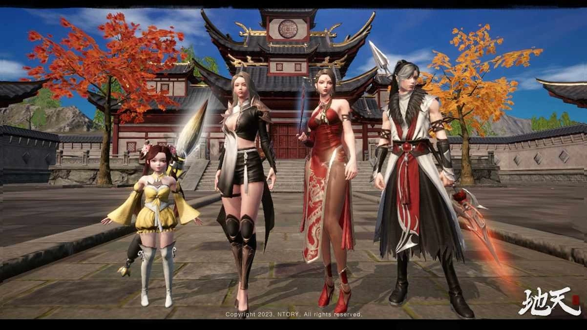 《十二之天M》ntori 武俠風 MMORPG《地天》9 月底 CBT 封測！四大職業(yè)搶先公開